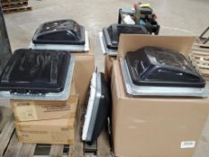 Assorted roof vents and camera brackets.