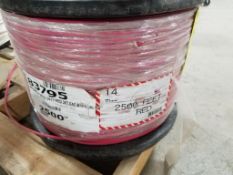 2500ft roll red 14awg wire.
