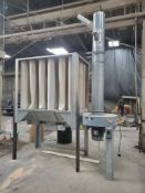 Dust collector bag house.