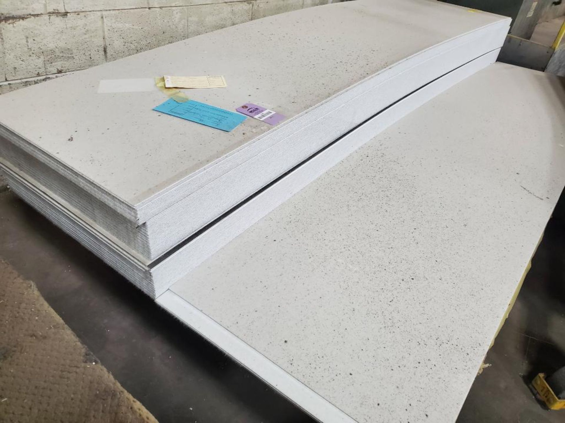 105 - Sheets Azdel underlayment.