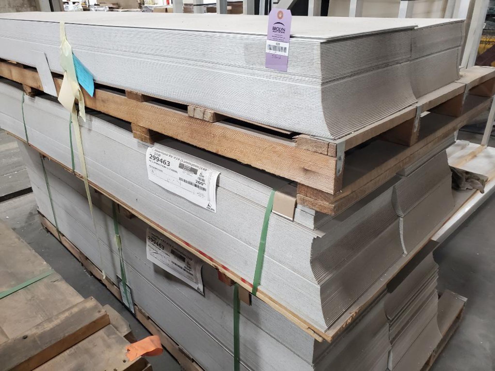Qty 3 - Bunks of Azdel material.