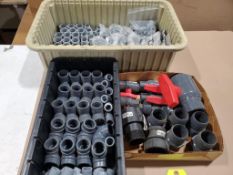 Assorted flow control pipes.