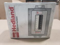 Hedland variable area flow meter. H801S-030-F1.