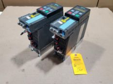 Qty 2 - 4hp Siemens Sinamics drive power module. Part number 6SL3210-1PE18-0UL1.