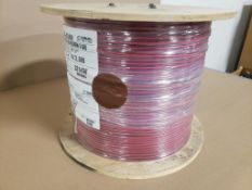 Qty 1 - 3500ft roll Sequel wire and cable 16/2 red and brown wire.