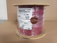 Qty 1 - 3500ft roll Sequel wire and cable 16/2 red and brown wire.