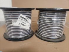 Qty 2 - 1000ft rolls of wire (2000ft total) 16/5 gauge brown/blue/black/gray/white.