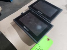 Qty 2 - Maple Systems Weintek HMI control panels. Part number HMI5070TH.