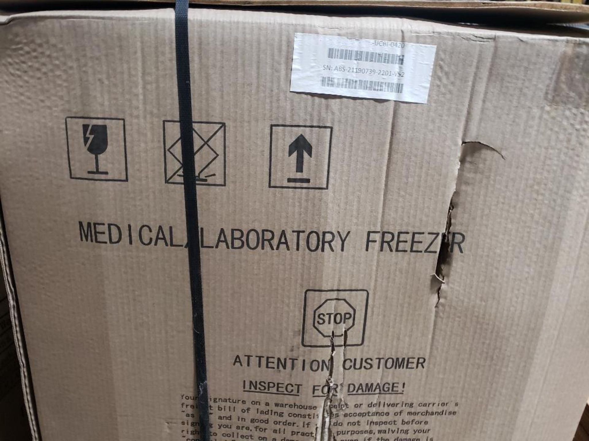 4.1cu ft Medical laboratory freezer. Model UCBI-0420. New in box.