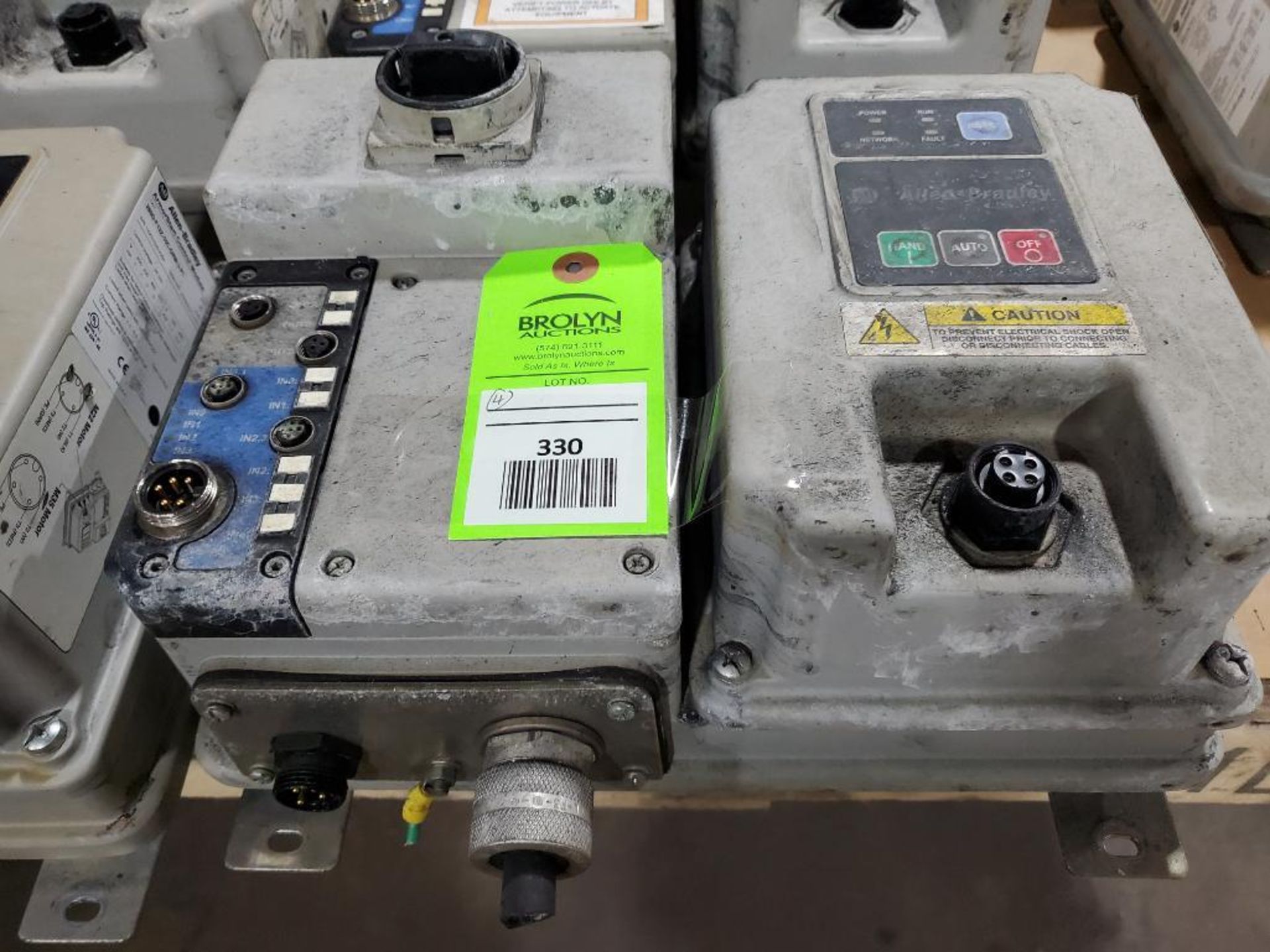 Qty 4 - Allen Bradley Armorstart modules.