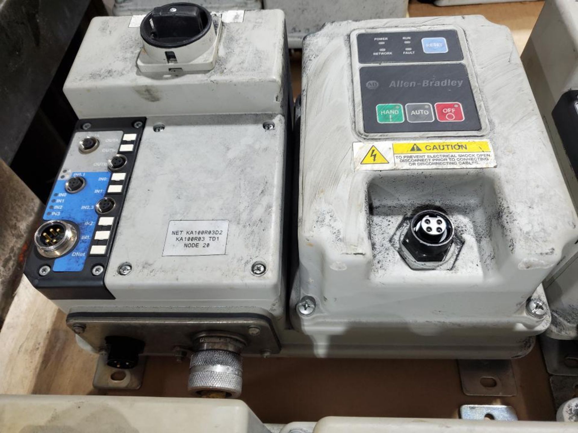 Qty 4 - Allen Bradley Armorstart modules.