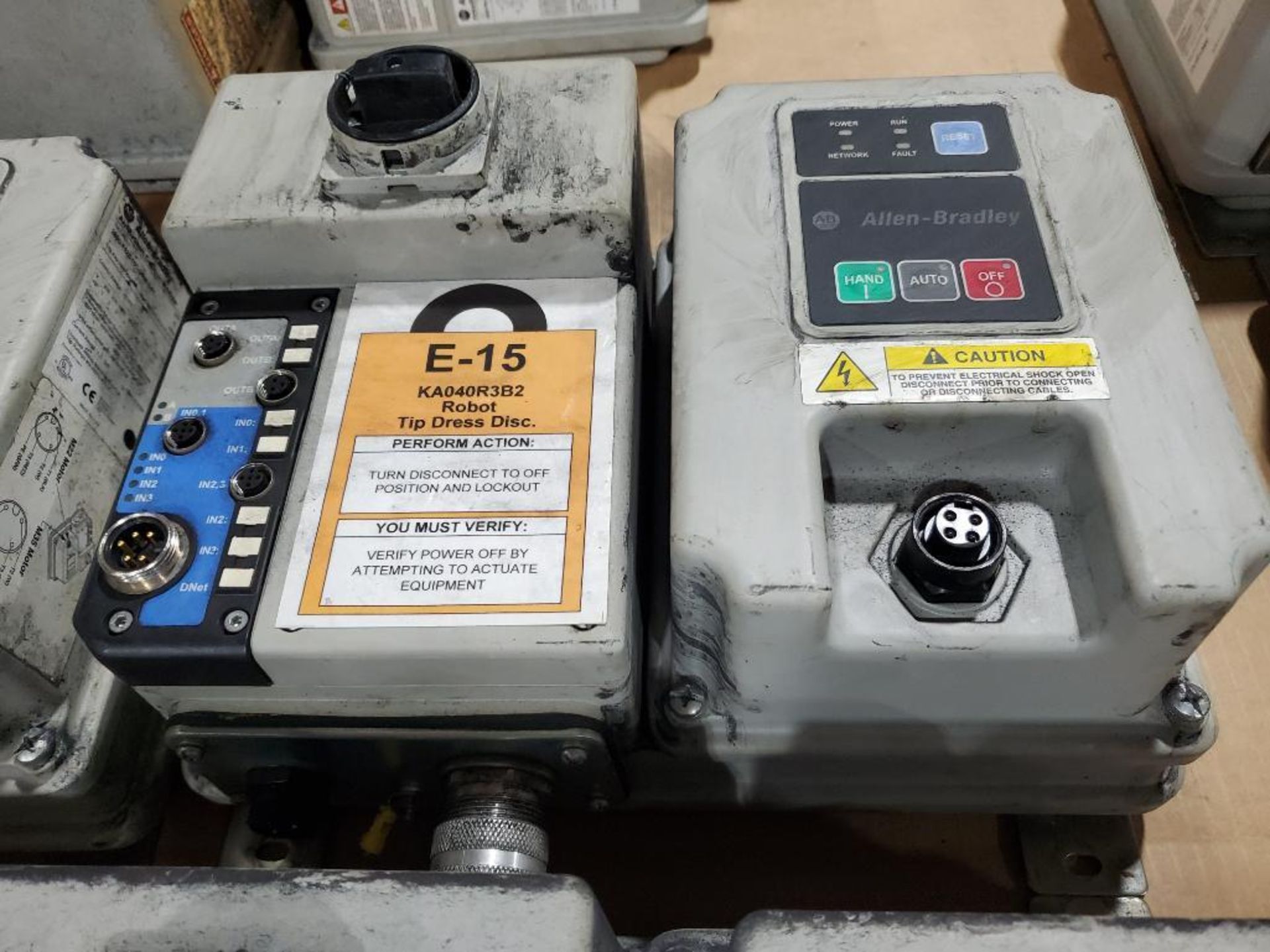 Qty 4 - Allen Bradley Armorstart modules.
