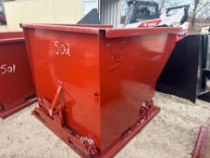 Unusued 2 Yard Self Dumping Hopper