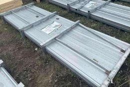 Unused 10FT Long Galvalume Corrugated Steel Panel