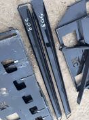 Unused 84" Fork Extensions Light Duty