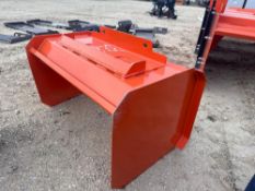 Unused 48" Mini Universal Attach Snow Pusher