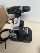 HITACHI 12V CORDLESS DRILL W/ BATTERY & CHARGER