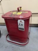 6-GAL. METAL OILY WASTE CAN