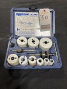 AGGRESSOR HOLE SAW KIT W/ CASE & ACCESSORIES
