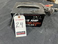 SOLAR 6/12V ELEC. BATTERY CHARGER, M/N 1007