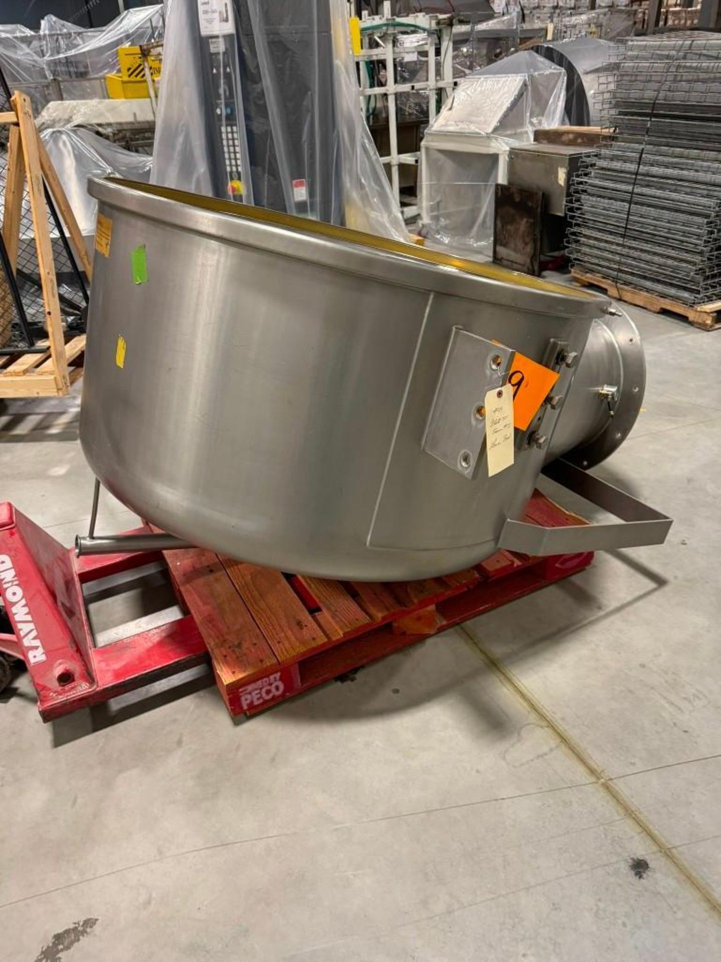 Glatt Fluid Bed Dryer, Type WSG 500 TC, Serial# 6998, Year 2000, Stainless Steel. With bowl cart, Gl - Image 19 of 46