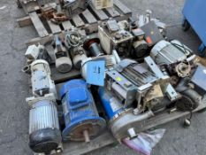 Lot of Assorted: Motors, vacuum Pumps, Centrifugal Pumps.