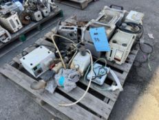 Lot of Assorted: vacuum Pumps, Vortex Mixer.