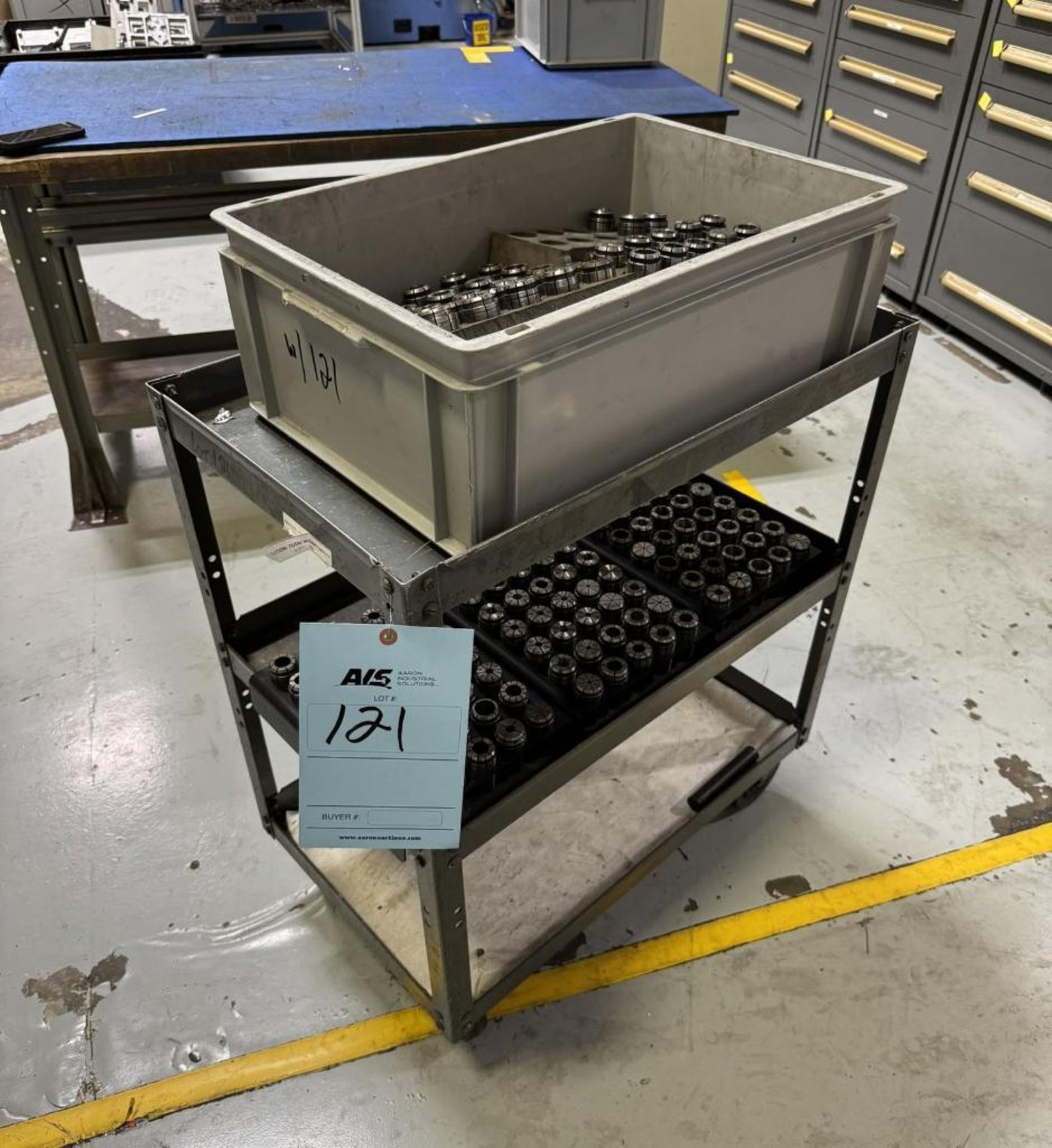 Lot of: Assorted Collette’s and (1) Metal Cart.