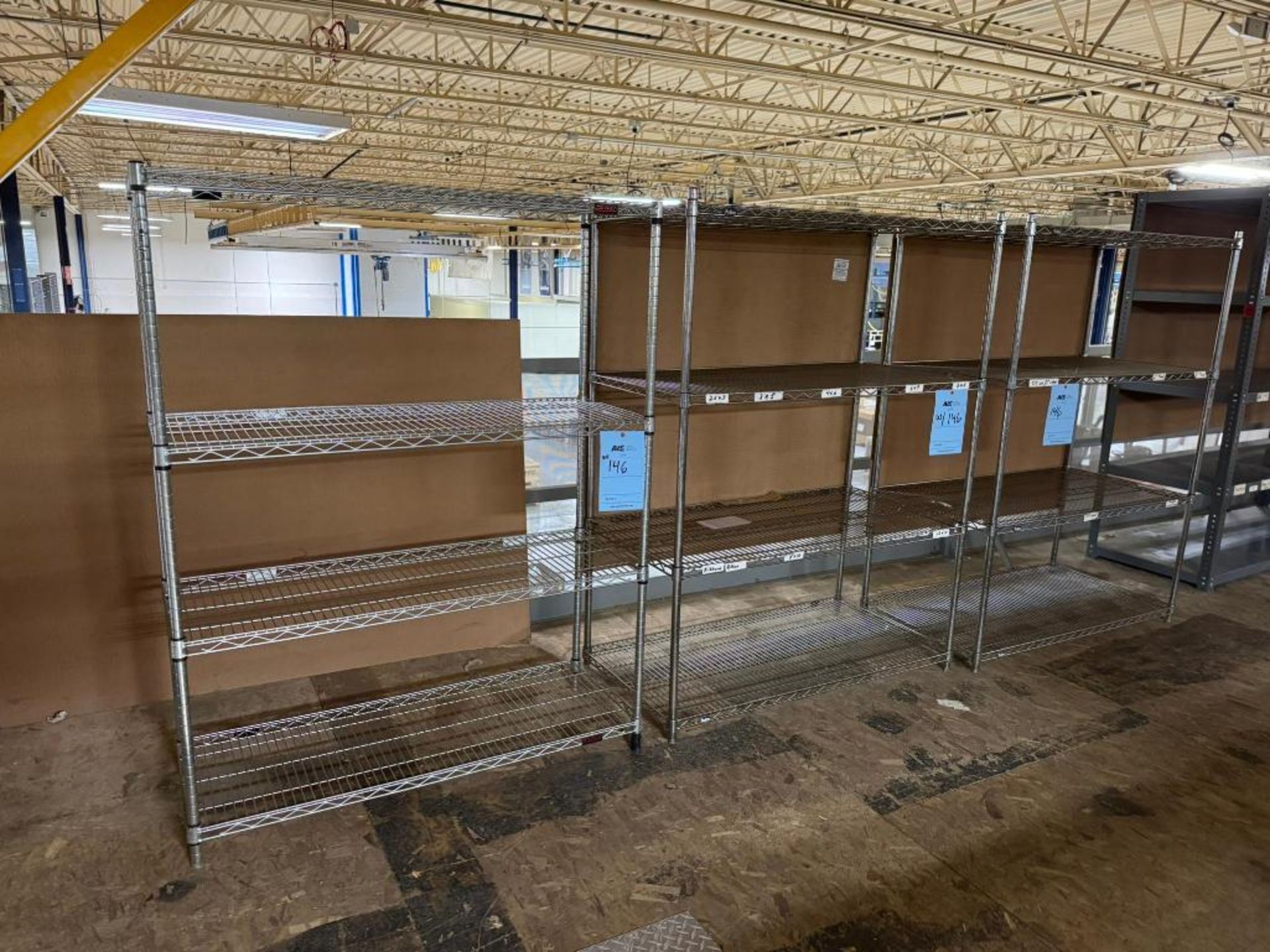 Metri Raksh Lot of: (2) Nuline Metro Racks, Approximate 48” Long x 24” Wide x 63 ...