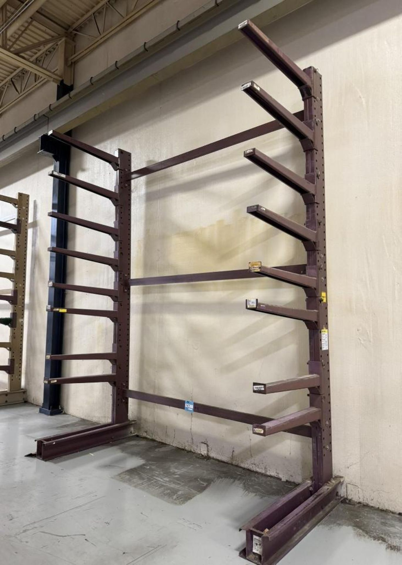Meco-Omaha Floor Mounted Cantilever Bolt Together Rack. With of (2 ...
