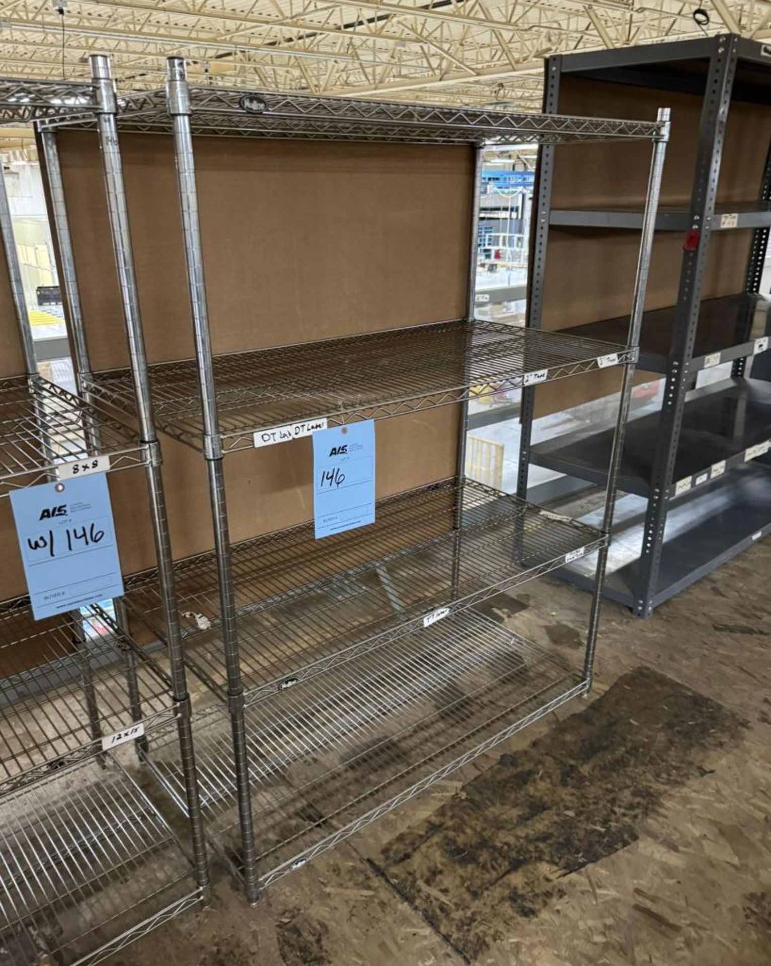 Deli Metro Racks Lot of: (2) Nuline Metro Racks, Approximate 48” Long x 24” Wide x 63 ...