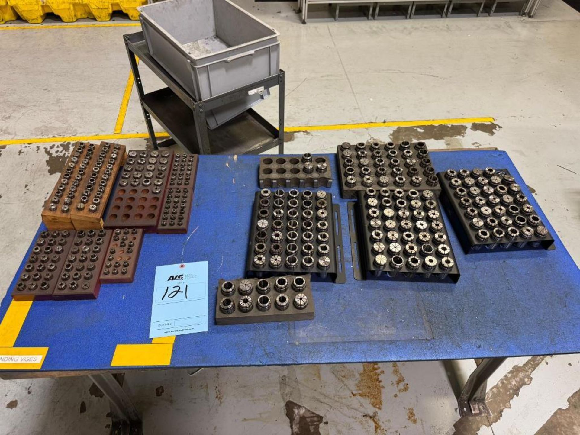 Lot of: Assorted Collette’s and (1) Metal Cart.