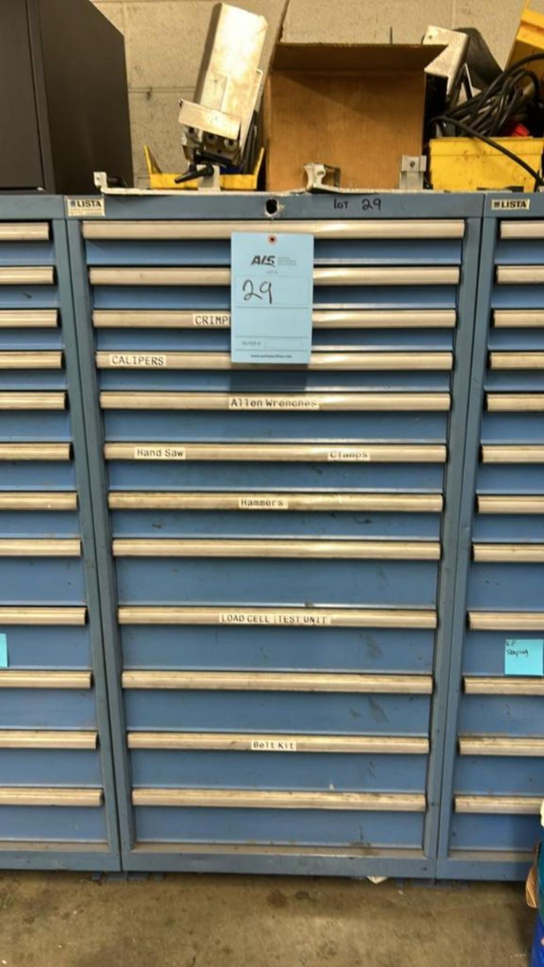 Lista 12 Drawer Industrial Tool Storage Cabinet.