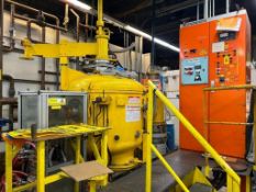 Leybold-Heraeus Vacuum Furnace Model 1S5/3, with Ajax Tocco Induction Heater Model PACER S-10, S/N 7