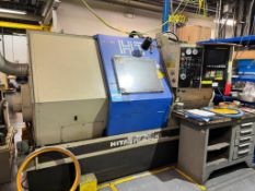 Hitachi Seiki CNC Lathe HT Hitec-Turn 25 S Model HT25S, S/N HTS25589, Seiki MULTI CNC Controls, 10"