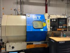 Hitachi Seiki CNC Lathe HT Hitec-Turn 40 S Model HT40S, S/N HTS40393, Seiki MULTI CNC Controls, 15"