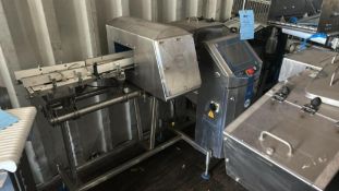 Loma Combination Metal Detector and Check Weigher, Model # CW3 Combo, Serial # BCB70721-43843D (2018