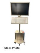 **UNUSED** Systec & Solutions HMI Model Type Wave 221, Serial# A04441. With TNGR keyboard & Trolley
