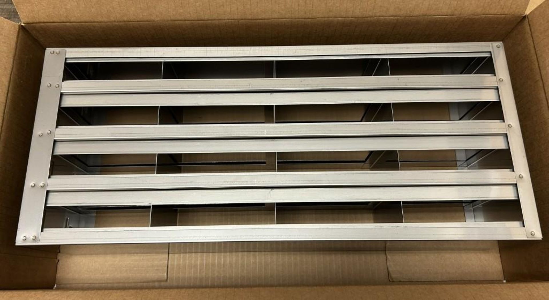 Storage Rack Vwr Lot of: (20) **UNUSED** VWR Stainless Steel Racks for Upright Freezer ...
