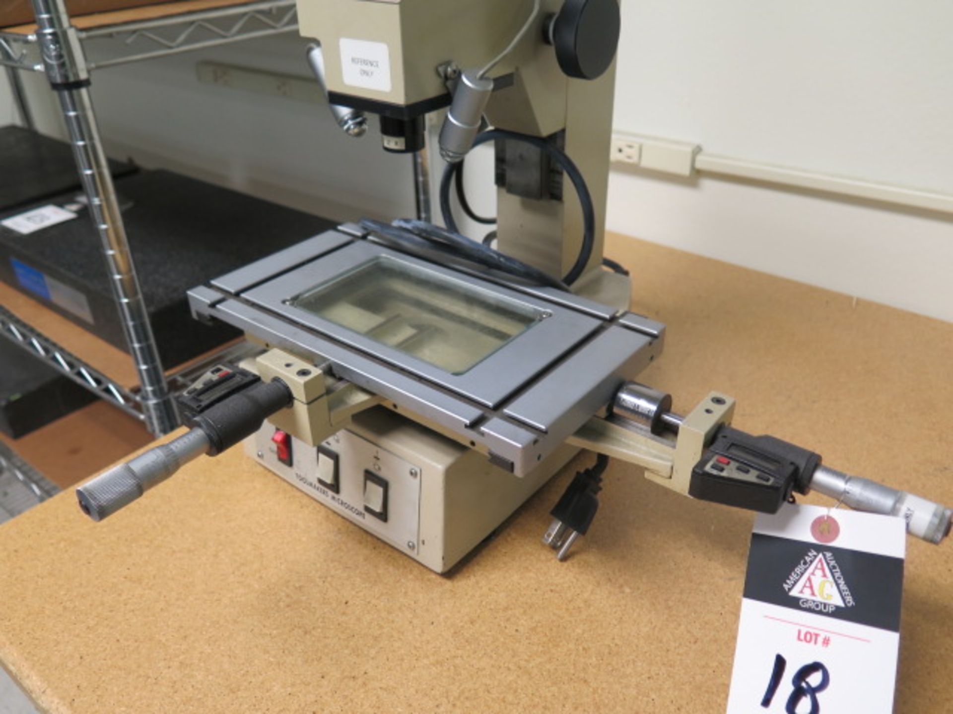 Mitutoyo Tool Makers Microscope w/ Digital Mic Heads, Surface and ...