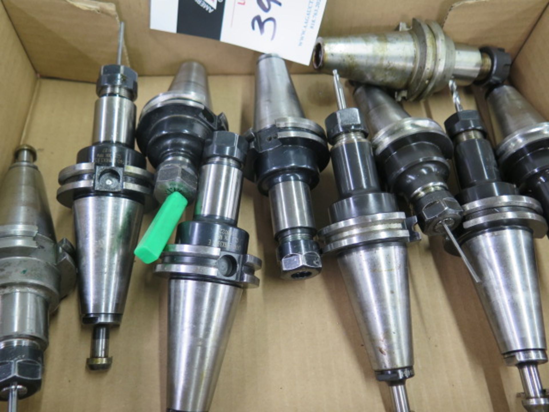 CAT-40 Taper ER16 Collet Chucks (10) (SOLD AS-IS - NO WARRANTY)