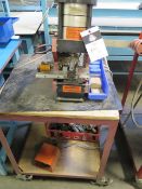 Thomas & Betts mdl. 12050 Automatic Feed Pneumatic Crimper w/ Foot Control (SOLD AS-IS - NO