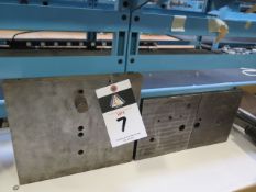 11" x 10" x 8" Angle Plate and (2) 7" x 8" x 8" Nagle Plates (SOLD AS-IS - NO WARRANTY)