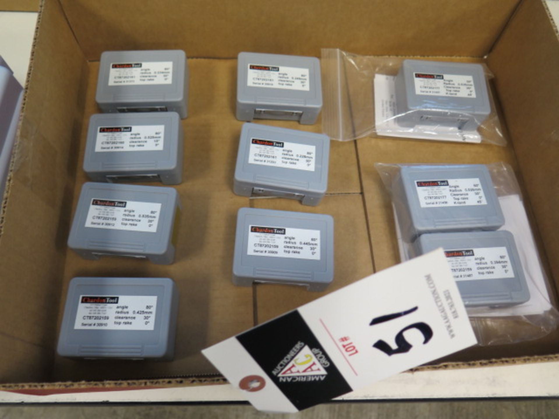 { Group of lots: 51, 52 } Chardon Tool Precision Diamond Cutting Tools ...