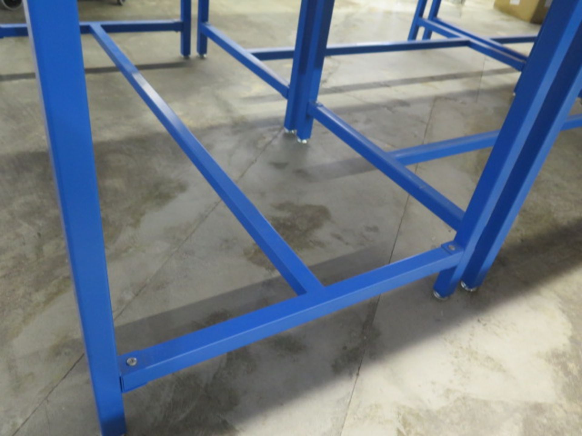 Desktop Or Lab Bench Riser Lab Benches (4) w/ Risers (SOLD AS-IS - NO WARRANTY)