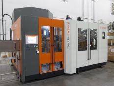 2020 Kosme Blow Molding Line w/ 2020 Kosme KBS 4RG 4-Cavity Blow Molding Machine s/n K4R1371 w/ Touc