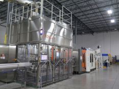 2022 Kosme Bottling Line w/ 2022 Kosme Volufil Filling and Capping Line s/n F02608 w/ Touch-Screen C