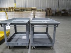 Shop Carts (3) (SOLD S-IS - NO WARRANTY)