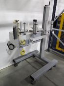 Universal SL-2000 Right Hand Label System s/n SL2-1704-06-1157 w/ Digital Controls, Rolling Stand,