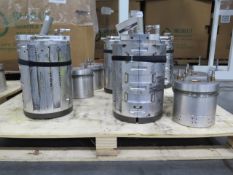 1 Gallon Bottle Blow Molding Die Set (4) (SOLD AS-IS - NO WARRANTY)